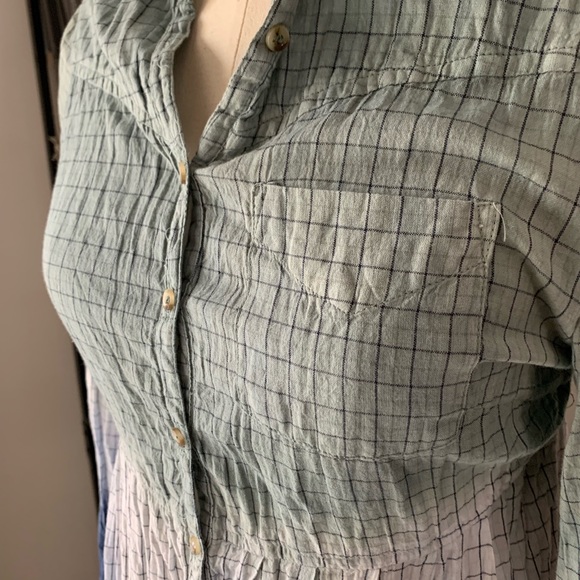 Vintage Havana Ombré Shirt with Embroidery - Picture 3 of 5